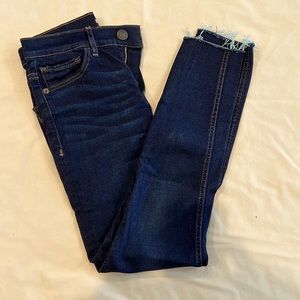 Express super soft high rise cropped legging jeans
